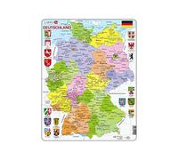 Larsen A11 Allemagne Carte Politique, édition Allemand, Puzzle Cadre avec de 70 pièces