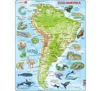 Larsen A25 Amérique du Sud, édition Néerlandais, Puzzle Cadre avec de 65 pièces