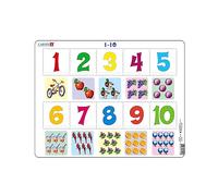 Puzzle 10 Pièces Puzzle Cadre - Apprendre À Compter : Les Chiffres De 1 À 10