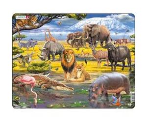 Larsen casse-tête Maxi savane africaine 43 pièces Multicolore G