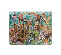 Larsen CZ2 Selfie Forêt Heureuse, Puzzle Cadre avec de 42 pièces