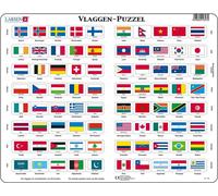 Larsen Drapeaux du monde, 80pcs.