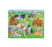 Larsen – Puzzle cadre FH35 – Animaux de compagnie et de ferme – 15 pièces