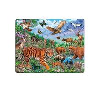 Larsen FH39 Le Tigre de l'amour en été sibérien, Puzzle Cadre avec de 36 pièces