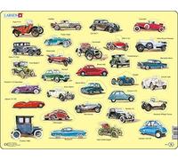 Larsen Maxi LA-AK1 Puzzle à formes 30 pièces Véhicules