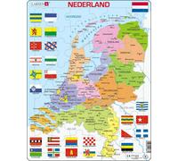 Larsen Maxi LA-K53-NL Puzzle à formes 48 pièces Cartes
