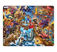 Larsen Maxi LA-US37 Puzzle à formes 39 pièces Bandes dessinées