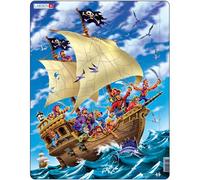 Larsen Maxi LA-US9 Puzzle à formes 30 pièces Bateaux