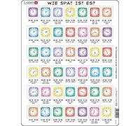 Larsen OB7 Apprendre l'horloge, édition Allemand, Puzzle Cadre avec de 42 pièces