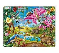 Larsen Puzzle encadré Fleurs et Abeilles 55 pièces, NB4