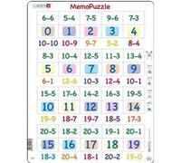 Larsen puzzle Maxi Apprendre à calculer 0 à 20 40 pièces Multicolore G