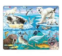 Larsen puzzle Maxi Noordpoolpuzzle animaux 75 pièces G