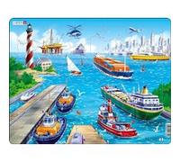 Larsen puzzle Maxile port 35 pièces Multicolore G