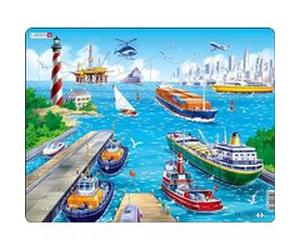 Larsen puzzle Maxile port 35 pièces Multicolore G