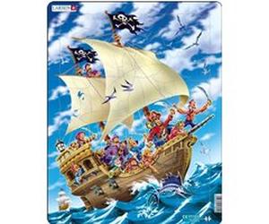 Larsen puzzle Pirate MaxiPirate ship 30 pièces Multicolore G