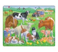 Larsen – Puzzle cadre FH35 – Animaux de compagnie et de ferme – 15 pièces