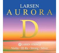LARSEN STRINGS Aurora cordes de violon D argent 4/4 Strong