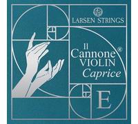 LARSEN STRINGS - Cordes de violon 4/4 - Il Cannone Silver - Corde individuelle MI Caprice : Acier chromé, Boule/Boucle, Boule amovible