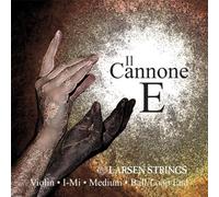 LARSEN STRINGS Cordes de violon II Cannone - Violon 4/4 - Medium - Corde simple Mi, âme en acier carbone, tension 7,80/17.16