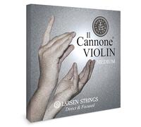 LARSEN STRINGS Cordes de violon II Cannone - Violon 4/4 - Medium - Jeu 4 cordes Direct & Focused, tension 22,6 kg/49.20 lbs