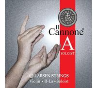 LARSEN STRINGS Cordes de violon II Cannone - Violon 4/4 - Soliste - Corde simple La Direct & Focused, âme en nylon à fibres multifilaments, aluminium filé, tension 6,0/13.20