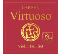 LARSEN STRINGS cordes de violon Virtuoso jeu E acier (avec boule), A alu et D+G argent, strong