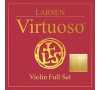 Larsen Cordes de violon Virtuoso – jeu mi acier (avec boule), la alu, ré et sol argent, medium