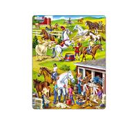 Larsen casse-tête Puzzle MaxiÉcole d'équitation 50 pièces Multicolore
