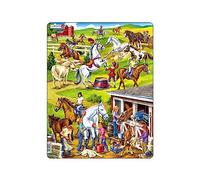 Larsen casse-tête Puzzle MaxiÉcole d'équitation 50 pièces Multicolore