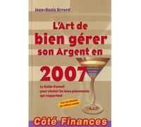 L'art de bien gérer son argent Jean-Denis Errard (Auteur)