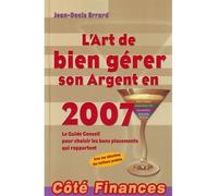 L'art de bien gérer son argent - Jean-Denis Errard - Gualino Eds - broché - Etude