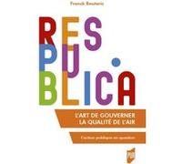 L'art de gouverner la qualité de l'air Franck Boutaric (Auteur)