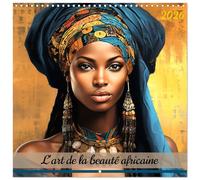 L'art de la beauté africaine (Calendrier mural carré 2026 30x30 cm) Calendrier double avec une page pour vos prises de notes: Des portraits ... culturels fascinants à couper le souffle.
