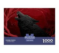 l'art De La Décoration Puzzle Loup étrange Dessin animé Style 70x50cm/1000pcs 1000 Pièces pour Adultes Enfants