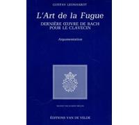 Gustav Leonhardt – L'Art de la fugue – Dernière œuvre de Bach pour clavecin – Van de Velde
