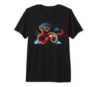 l'art du Beau Dragon Chinois dans Les Nuages T-Shirt Haut de Gamme