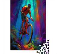 l'art du Mouvement VTT électriques1000 Pièces, Puzzle Impossible pour Adultes, Cadeaux, pour Enfants70x50cm/1000pcs