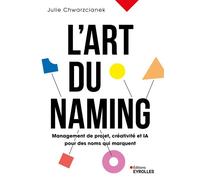 L'art du naming Management de projet, créativité et IA pour des noms qui marquent - Julie Chwarzcianek - Eyrolles - broché - Etude