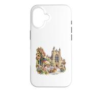 l'art d'une Belle Vie Abbaye de Bain Coque pour iPhone 16