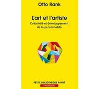 L'art et l'artiste Otto Rank (Auteur), Claude Louis-Combet (Traduction)