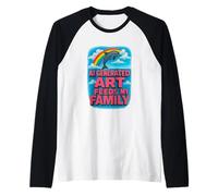 l'art généré par l'IA nourrit ma Famille drôle Manche Raglan