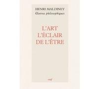 L'art, l'eclair de l'etre Henri Maldiney (Auteur)