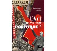 L'art peut-il être politique ? - Jacques Hamon - Puf - broché - Essai