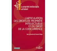 L'articulation Des Droits De Propriété Intellectuelle Avec Le Droit De La Concurrence