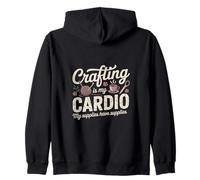 L'artisanat, C'est Mon Cardio, Mes Fournitures Ont des Fournitures Sweat à Capuche