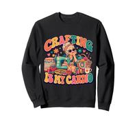 L'artisanat est Mon Cardio drôle Couture Crochet Crafter Sweatshirt