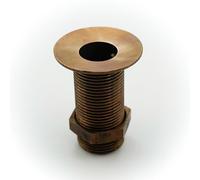 L'ARTISTIICA F.LLI PERINCIOLI | Bonde de 2" bronzée, bonde en laiton sans bouchon pour fontaines d'extérieur, 102 x 84 mm