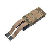 LARUISEE Lot d'accessoires pour radios bidirectionnelles, étanche et résistant aux chocs, plusieurs poches, sac pour amateurs de plein air, pochette radio anti-poussière, Motif camouflage