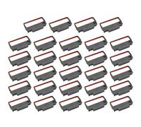 LARUISEE Lot de 24 cartouches de ruban noir et rouge pratiques pour ruban ERC30/ERC34/ERC38 TM-U220 Bixolon GRC-220BR ERC30