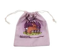 LARUISEE Pochette à cordon de serrage pour cartes de tarot, pochette à bijoux pour les amateurs de tarot, sac de rangement pour cartes de tarot, sac de rangement en velours double face avec cordon de